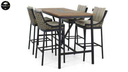 milou lounge black loungeset 