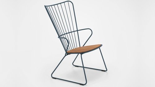 houe poan loungestoel midnight blue 1