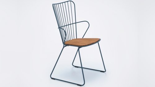 houe poan dining chair midnight blue 