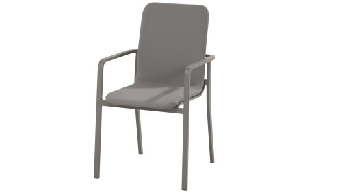 taste by 4seasons bergamo stapelstuhl slate grey