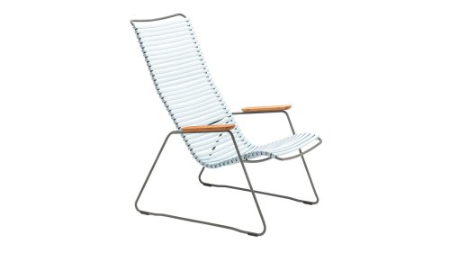 houe click lounge stoel dusty light blue
